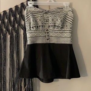 Black tube top from studio Y
